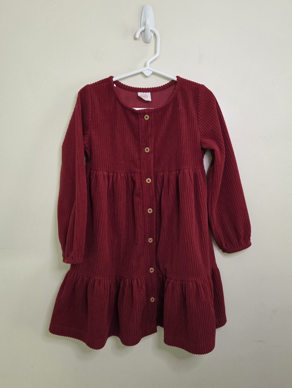 wonder nation | Dresses | Girls Wonder Nation Burgundy Corduroy Dress Sz 4t